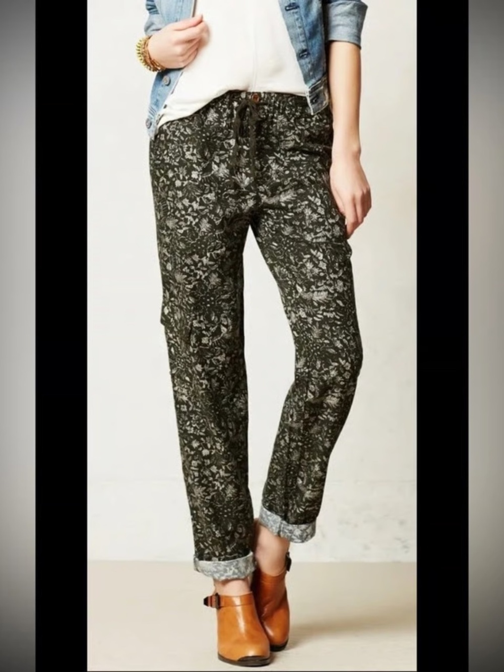 Hei Hei Drapey Fernwood Cargo Pants Anthropologie 2